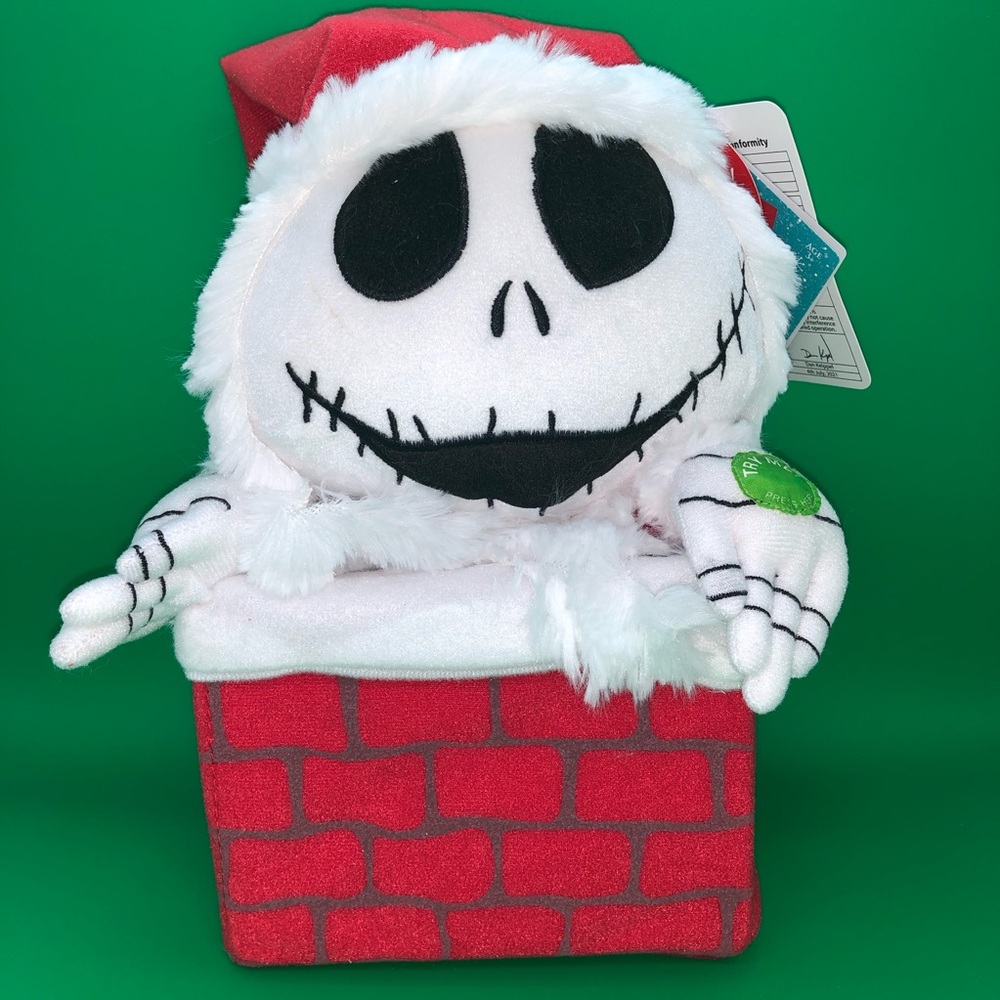 Disney Nightmare Before Christmas Animated Santa Jack Plush